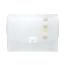 24 Bulk 13-pockets expanding file letter size horizontal clear