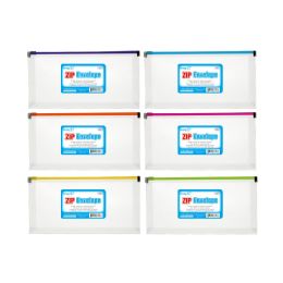 48 Bulk Zip envelope clear 10x8"