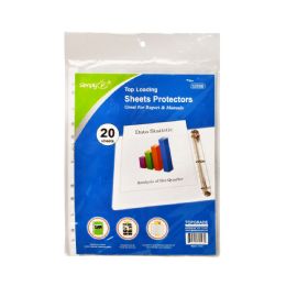 48 Bulk Top Loading Sheet Protectors 20 sheets