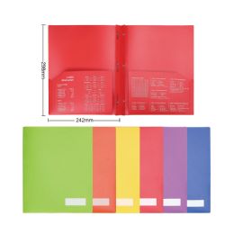 48 Bulk 2-pocket folder with prong 298*242mm