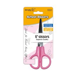 48 Bulk 6" Scissors ABS Handle