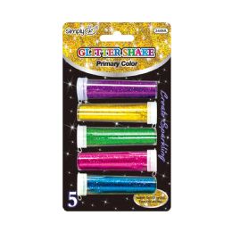 36 Bulk Glitter Shake Primary Color 5ct