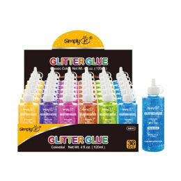 36 Bulk Glitter Glue Celestial 36ct