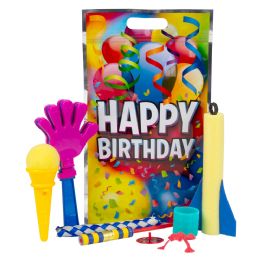 48 Bulk Happy Birthday Goody Bag 6 Toys (48 Bags/case)