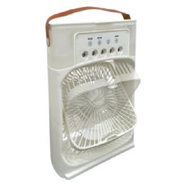 3 Bulk White Small Portable Personal Cooler Humidifier Fan