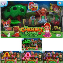 18 Bulk 4" Doll W/ Pets & Accss In Window Box, 5 Assrt