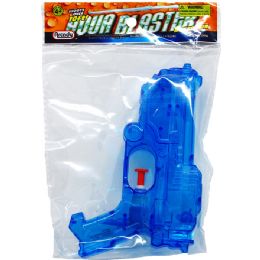 144 Bulk 5.5" Water Gun In Pegable Pp Bag, 3 Assrt Clrs