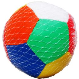 96 Bulk 3" Sponge Soccer Ball In Net Bag W/ Tag