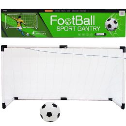 12 Bulk 49l*25h In Soccer Set W/ 5.5" Ball In Color Box