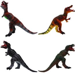 36 Bulk 8"-10"h B/o Pvc Dinosaurs W/ Sound W/ Tag, 6 Assrt