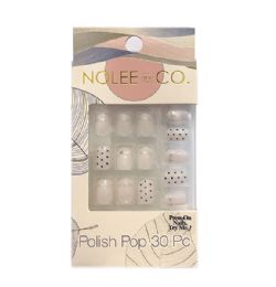 24 Bulk Polish Pop 30 Pc (black Polkadots)