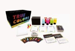 6 Bulk Games Adults Play - True Colors Card Game - Black