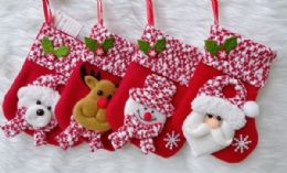 600 Bulk Xm Stocking Asst. Designs 9*16cm