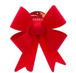 24 Bulk Ribbon Jumbo Red Velvet 54*60+69cm, Width 17.5cm