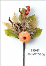 240 Bulk Harvest Plastic Flower 38cm Branch