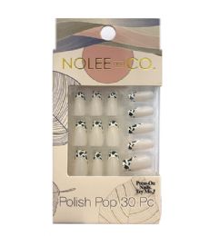 24 Bulk Polish Pop 30 Pc (wild Luxe Black & White French Tip)