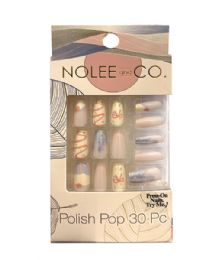 24 Bulk Polish Pop 30 Pc (pink Swirls & Ribbons)