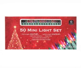 12 Bulk Ul 50l Mini Lights 18lead X 2.5spacing X 2.5end