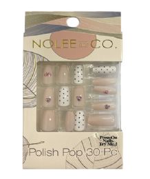 24 Bulk Polish Pop 30 Pc (pink Ribbons & Details)
