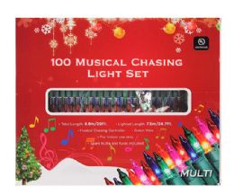 12 Bulk Ul 100l Mini Lights  (multi Color Bulb)  With Musi
