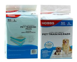 12 Bulk Hobbs Pet Training Pads 50 Pack