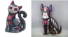 6 Bulk Halloween Pillow, 2 Asst