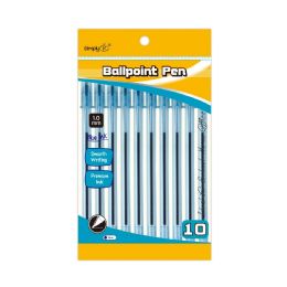 36 Bulk Ballpoint Pen Blue 10ct