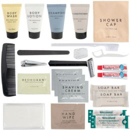 50 Bulk Premium Essentials 25 Piece Hygiene Kit