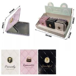 48 Bulk Elegant Pocket Mirror 12pc/disp