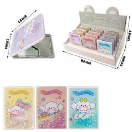 48 Bulk Cute Bears Pocket Mirror 12pc/disp