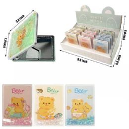 48 Bulk Bear Pocket Mirror 12pc/disp