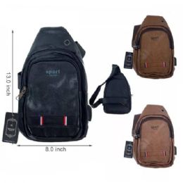 48 Bulk Crossbody Bag 3 Colors 13in X 8in