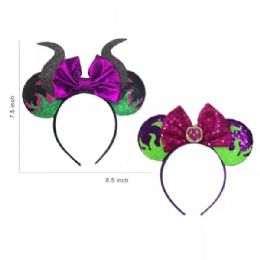 48 Bulk Witch Halloween Headband