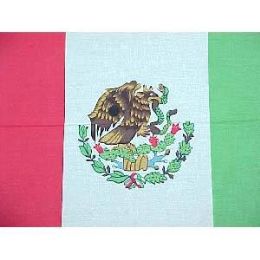24 Bulk Mexico Flag Bandana