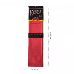 24 Bulk 10pc Red Tissue Paper