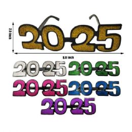24 Bulk 2025 New Year Glasses