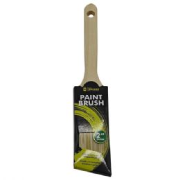 24 Bulk 2inch Varnish Handle Angled Wall Paint Brush For Latex And Water Based Paint