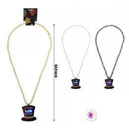 48 Bulk New Year Light Up Necklace