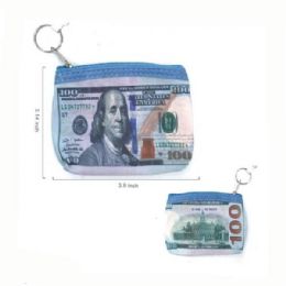 48 Bulk Dollar Print Coin Purse