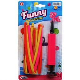 48 Bulk 8pc Balloons With Pump