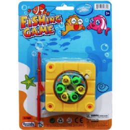 24 Bulk 3.25 in Fishing Game with Rod