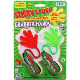 48 Bulk 2pc 8.5 In Sticky Grabber Hands