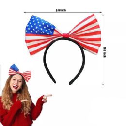 48 Bulk Usa Flag Headband