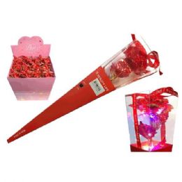24 Bulk 14 in Light Up Rose