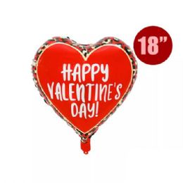 48 Bulk 18 In Foil Valentines Balloon