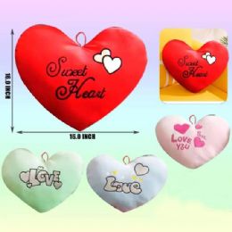 12 Bulk 16 In Heart Pillow