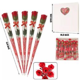 24 Bulk 14 in Red Rose