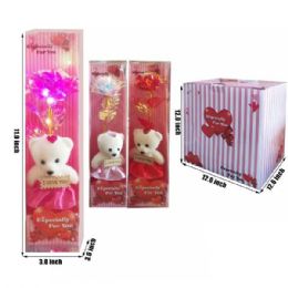 24 Bulk Bear and Rose With Light