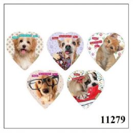 24 Bulk 1.6 oz Cats and Dogs Heart Chocolates