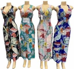 12 Bulk Long Maxi Flower Sun Dress